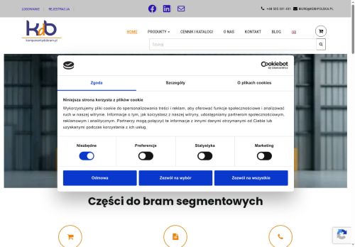 „KOMPONENTY DO BRAM” SPÓŁKA Z OGRANICZONĄ ODPOWIEDZIALNOŚCIĄ